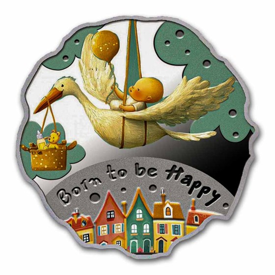 2025 Republic of Cameroon Silver Proof Born To Be Happy 2025 Republic of Cameroon Silver Proof Born To Be Happy